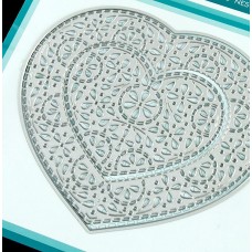 Broderie Anglaise Nested Heart Die Set 