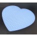 Heart shaped non-slip mat - Cornflower