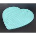 Heart shaped non-slip mat - Mint